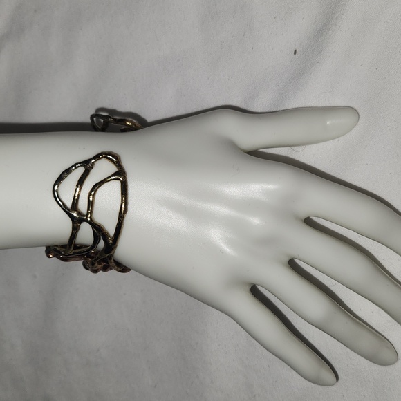 Mixed Metal Cuff Bracelet - Picture 3 of 7